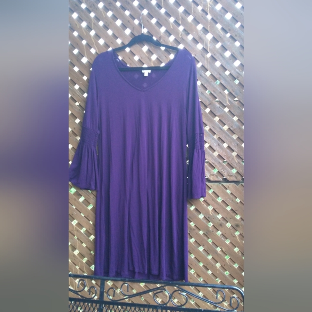 Purple Flare Dress